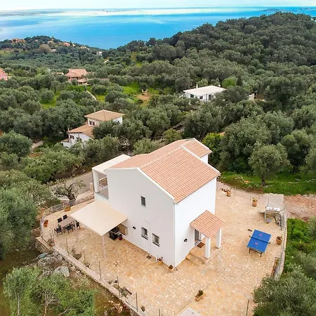 Elli Epavlis Private Pool Starlink Wifi Near Barbati Villa Ipsos